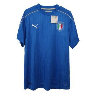Puma Dry Cell Men FIGC Italia Home Italy National Team Shirt XL Soccer Jersey